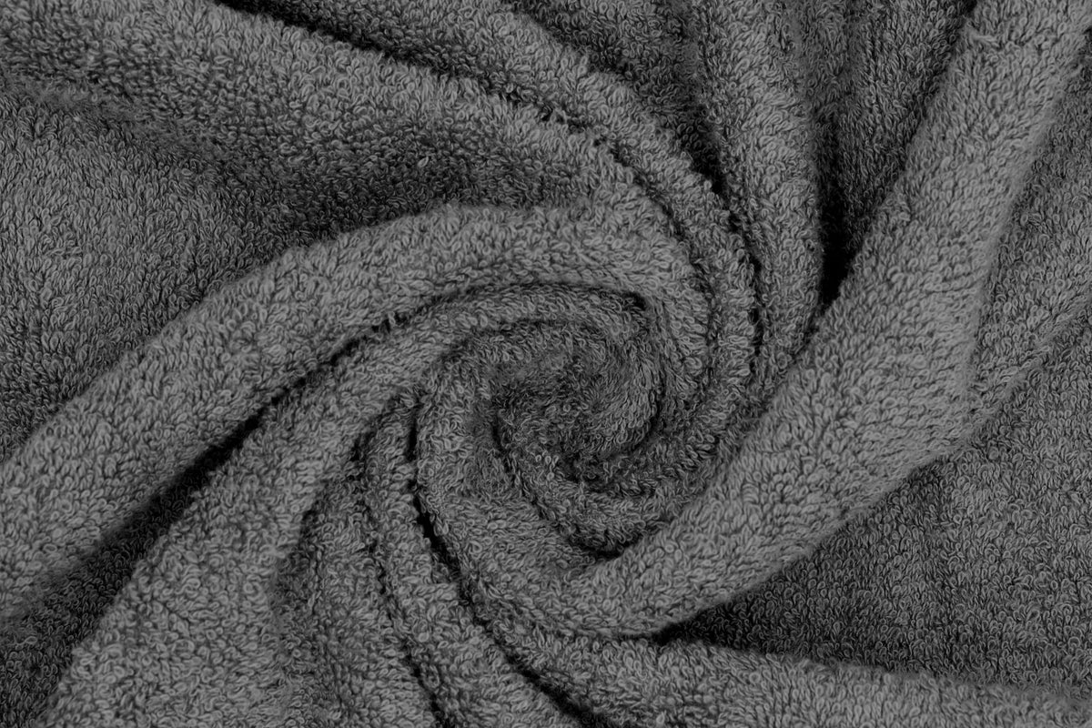 Bacteria-loaded bath towel close-up